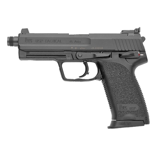 [81000350] Heckler & Koch USP Tactical V1 DA/SA 45ACP 5.09" Threaded Barrel 12Rds 2Mags Black