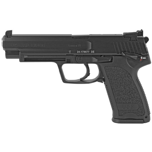 [81000361] Heckler & Koch USP9 Expert V1 DA/SA 9mm 5.2" Barrel 15Rds 2Mags Black
