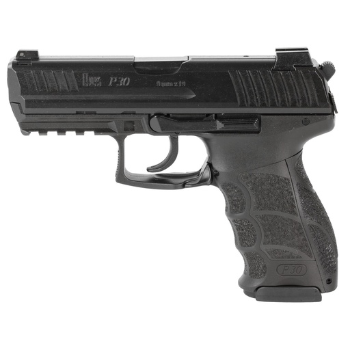 [81001086] Heckler & Koch P30 V3 DA/SA 9mm 3.85" Barrel (1) 20Rd (1) 17Rd 2Mags Black