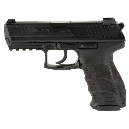 [81001088] Heckler & Koch P30 V3 DA/SA 9mm 3.85" Barrel 10Rds 2Mags Black