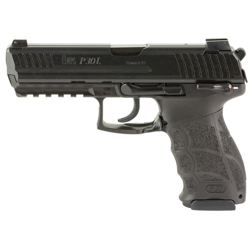 [81001097] Heckler & Koch P30L S V3 DA/SA 9mm 4.45" Barrel (1) 20Rd (1) 17Rd 2Mags Black