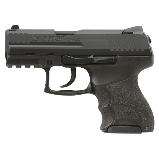[81001106] Heckler & Koch P30 SubKompact V1 LEM-DAO 9mm 3.27" Barrel 10Rds 2Mags Black