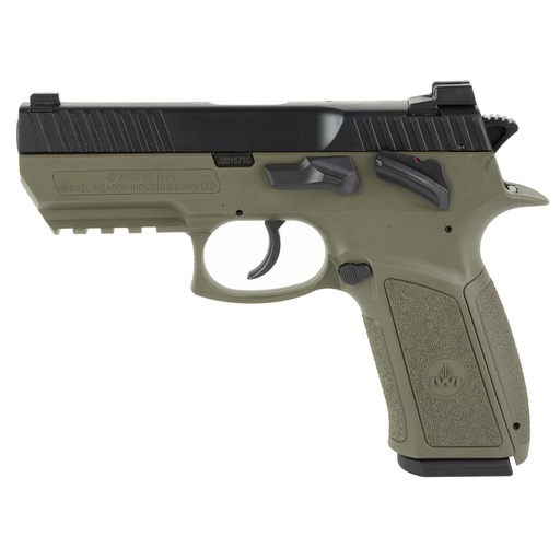 [J941PSL9OD-II] IWI US Inc Jericho 941 Enhanced DA/SA 9mm 3.8" Barrel 17Rds 2Mags Olive Drab Green