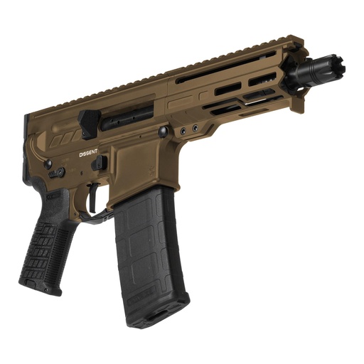 [30A0E33-MB] CMMG Dissent MK4 300 Blackout 6.5" Barrel M-LOK 30Rds 2Mags Coyote Tan