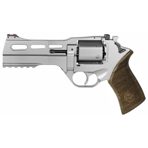 [CF340.247] Chiappa Firearms Rhino SA 357 Magnum/38 Special 5" Barrel 6Rds 3 Moon Clips Silver