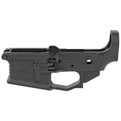 [R0166] Radian Weapons AX556 Stripped Billet Lower 556 NATO/223 Remington Black