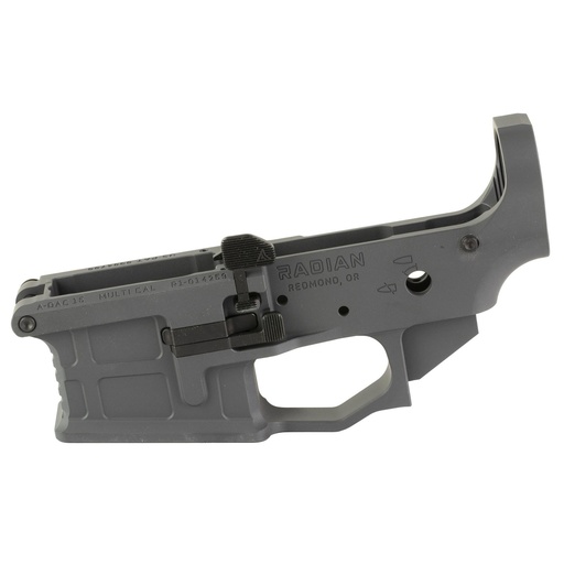 [R0388] Radian Weapons AX556 Stripped Billet Lower 556 NATO/223Rem Gray