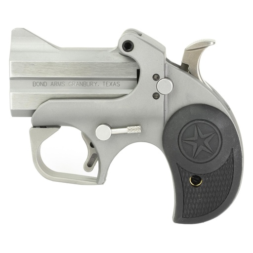 [BARN-9MM] Bond Arms Roughneck Derringer 9mm 2.5" Barrel 2Rds Silver