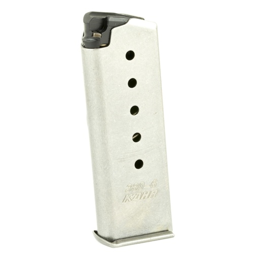 [K386] Kahr Arms Magazine 380ACP 6Rds Fits P380 Silver