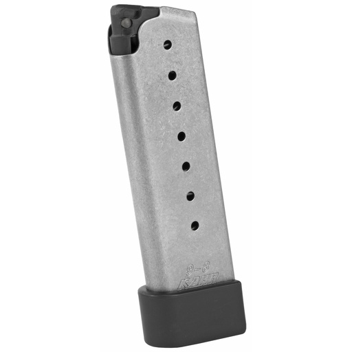 [K920G] Kahr Arms Magazine 9mm 8Rds Fits K9 with Grip Extension Silver