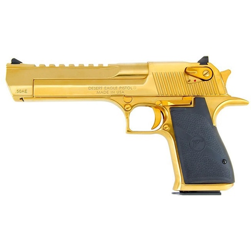 [DE50TG] Magnum Research Desert Eagle MK19 .50 AE 6" Titanium Gold 7 Round