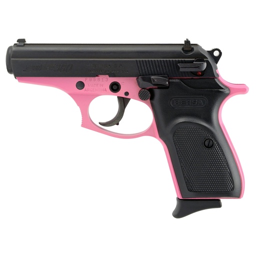 [T380PNK8] Bersa Thunder DA/SA 380ACP 3.5" Barrel 8Rds Black and Pink