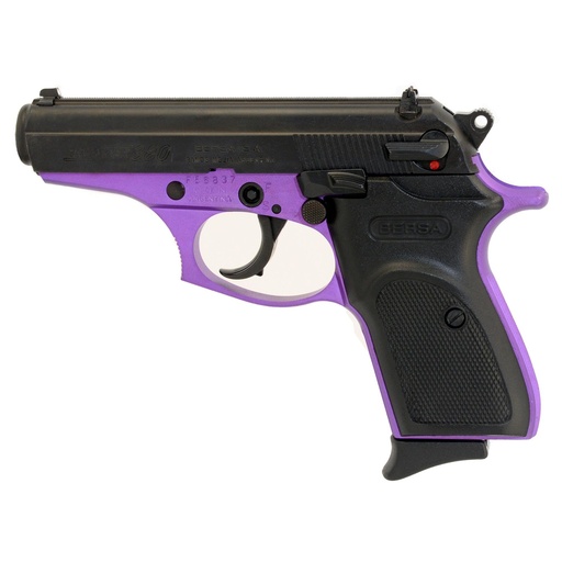 [T380PRP8] Bersa Thunder DA/SA 380ACP 3.5" Barrel 8Rds Black and Purple
