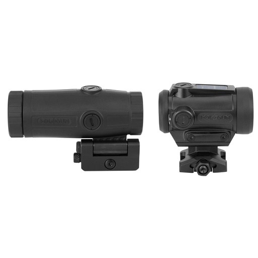 [ARO-RD2-HM3X] Holosun Technologies ARO and HM3X Magnifier, Red Dot 2 MOA Dot Fits 1913 Picatinny Rail 1.63" Lower 1/3 Co-Witness Mount Black 