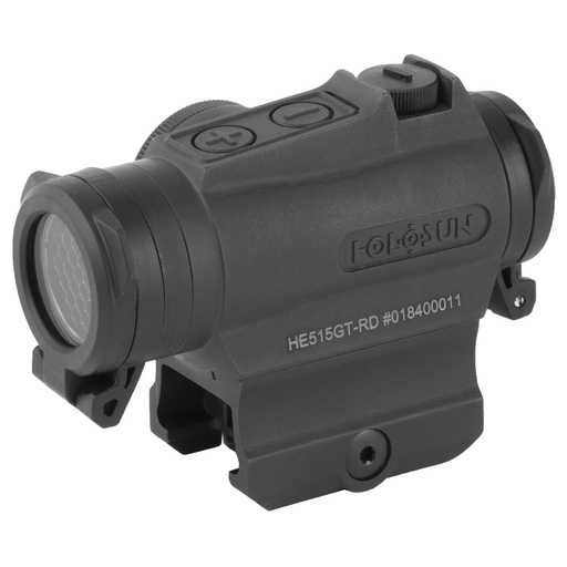 [HE515GT-RD] Holosun Technologies Micro Red Dot 2MOA Red Dot with 65MOA Circle or 2MOA Dot QR Mount Side Battery Black 