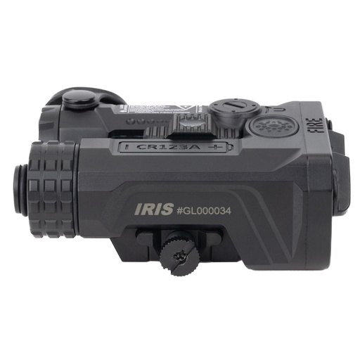 [IRIS-GR3] Holosun Technologies IRIS 3 Triple Function Rifle Illuminator & Laser/Infrared System Green/IR Laser IR Illuminator Fits Picatinny Remote Dual Activated Button Black 