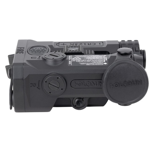 [IRIS-RD3] Holosun Technologies IRIS 3 Triple Function Rifle Illuminator & Laser/Infrared System Red/IR Laser IR Illuminator Fits Picatinny Remote Dual Activated Button Black 