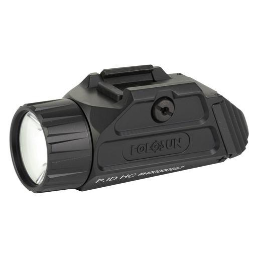 [P.ID-HC] Holosun Technologies Holosun P.ID High Candela Weapon Mounted Light 42,000 Candela Fits Pistol and Picatinny Black 