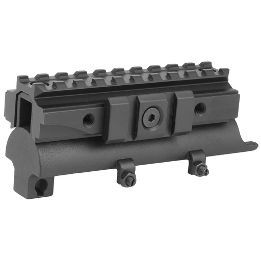 [MTSKS] NcSTAR SKS Tri-Rail Receiver Cover Black Fits SKS Replaces Existing SKS Receiver Cover and Provides (3) Rails for Mounting See-Through Design Allows the Shooter to Use Iron Sights while Mounted 