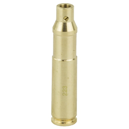 [TLZ223] NcSTAR .223REM Laser Cartridge Bore Sighter Brass Finish Fits .223 Remington Chambers 