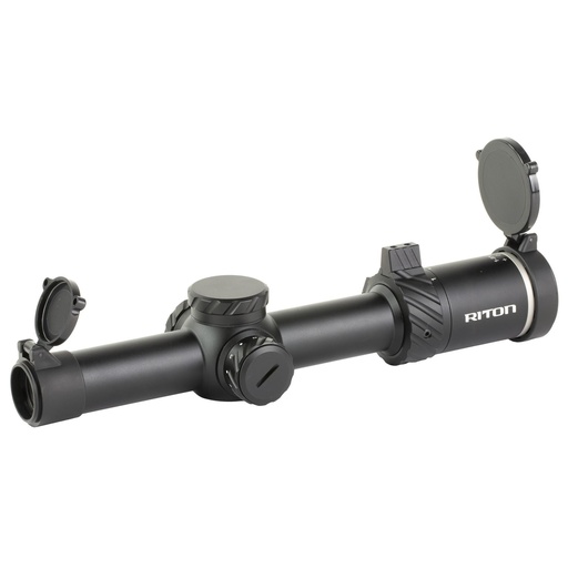 [3T18ASIBLK23] Riton Optics 3 Series Tactix Rifle Scope 1-8X24mm 30mm Tube OT Illuminated Reticle Black 