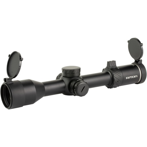 [5P212ASI24] Riton Optics 5 SERIES PRIMAL Rifle Scope 2-12X44mm 30mm Tube RDH Reticle with Illuminated 1/2MOA Center Dot Black 
