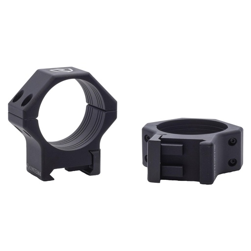 [XRC308A23] Riton Optics Contessa 30mm Light Picatinny Rings Alluminum Alloy 8mm Height Black 