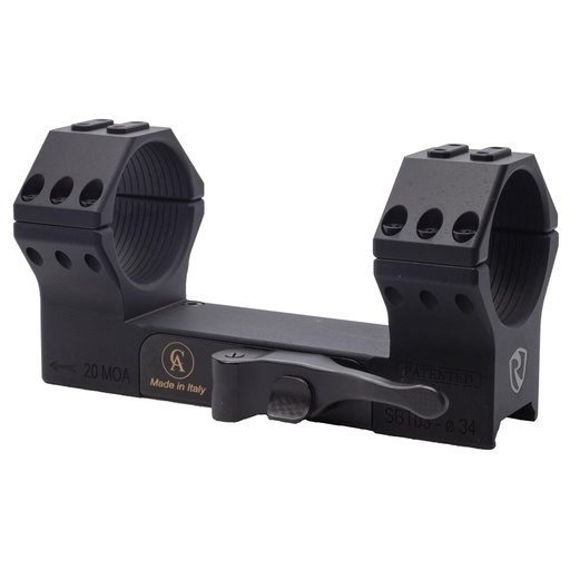 [XRC34QD2023] Riton Optics Contessa 34mm Quick Detach Mount Picatinny Hardened Steel 20 MOA Black
