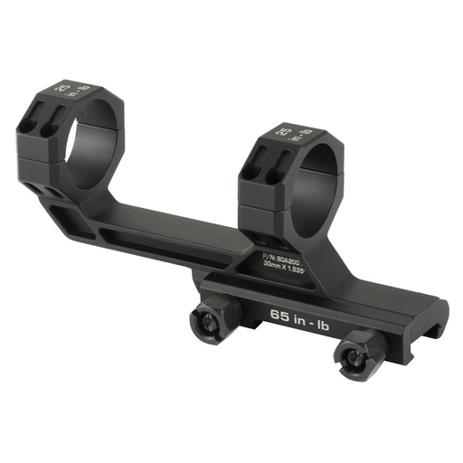 [SOR2M101] Sig Sauer Alpha-MSR Scope Mount 30mm 1.535" Height 0 MOA Anodized Finish Black Fits Picatinny 