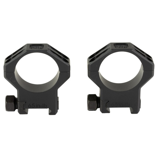 [SOA65004] Sig Sauer Alpha6 Scope Ring Set 35mm Extra High 1.25" Height Anodized Finish Black Fits Picatinny 