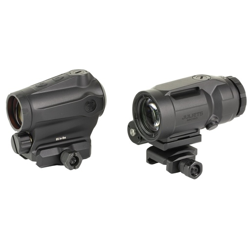 [SORJ5X201] Sig Sauer ROMEO/Juliet Combo Gen II Romeo5XD Red Dot with Juliet5 Micro Magnifier 5X24mm 2 MOA Dot with 65 MOA Circle Black 