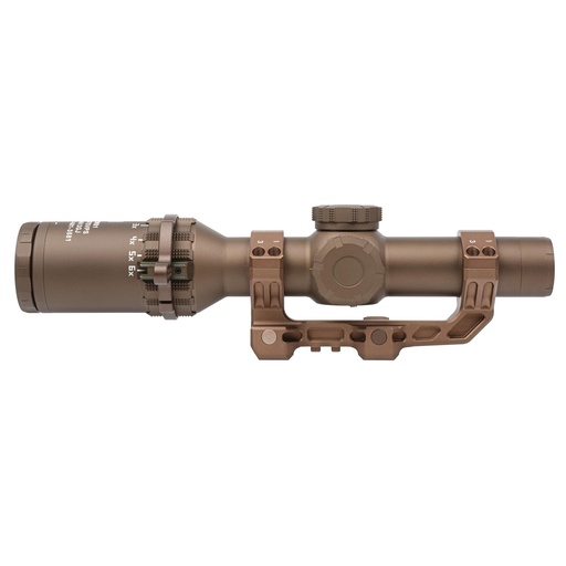 [SOT61SVPS] Sig Sauer TANGO 6T SVPS Kit Rifle Scope 1-6X24mm F-6 HELLFIRE Illuminated Reticle 1.535 Alpha 4 Mount Capped Turrent Flat Dark Earth