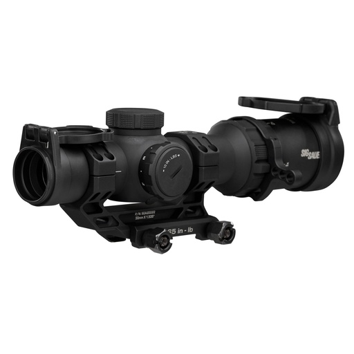 [SOTMC61000] Sig Sauer TANGO MSR Compact Rifle Scope 1-6X Magnification Second Focal Plane Illuminated BDC 6 Reticle 24mm Objective 30mm Main Tube Black Includes ALPHA MSR 1.535" Mount 