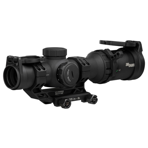 [SOTMC81000] Sig Sauer TANGO MSR Compact Rifle Scope 1-8X Magnification Second Focal Plane Illuminated BDC 8 Reticle 24mm Objective 30mm Main Tube Black Includes ALPHA MSR 1.535" Mount 