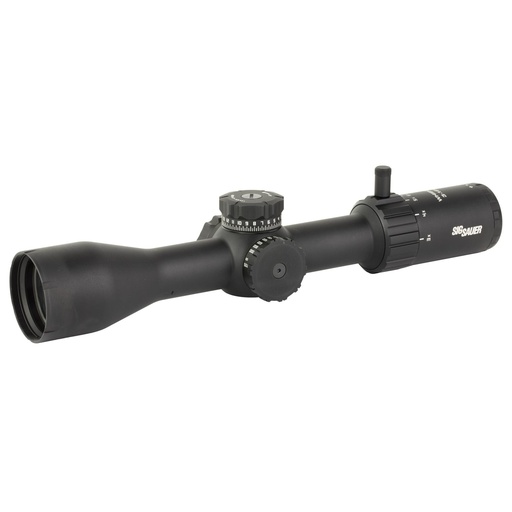 [SOW43001] Sig Sauer Whiskey 4 Rifle Scope 3-12X44mm 30mm Main Tube Second Focal Plane BDC Reticle Black 