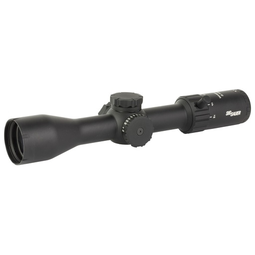 [SOW43003] Sig Sauer Whiskey 4 Rifle Scope 3-12X44mm 30mm Main Tube Second Focal Plane Quadplex Reticle Black 
