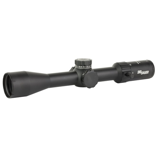 [SOW44001] Sig Sauer Whiskey 4 Rifle Scope 4-16X44mm 30mm Main Tube First Focal Plane MOA Milling Hunter 2.0 Reticle Black 