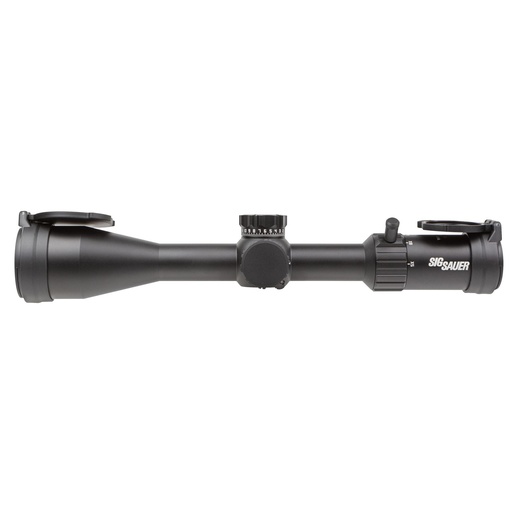 [SOW45001] Sig Sauer Whiskey 4 Rifle Scope 5-20X50mm 30mm Tube First Focal Plane MOA Milling Hunter 2.0 Reticle Black 