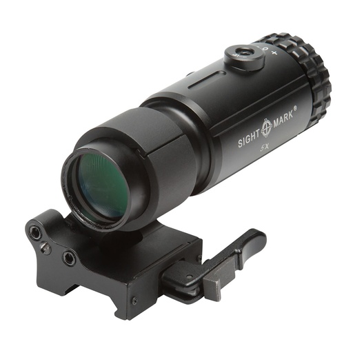 [SM19064] Sightmark T-5 Magnifier 5X with Flip to Side Mount 5X Magnifier 30mm Tube Black 