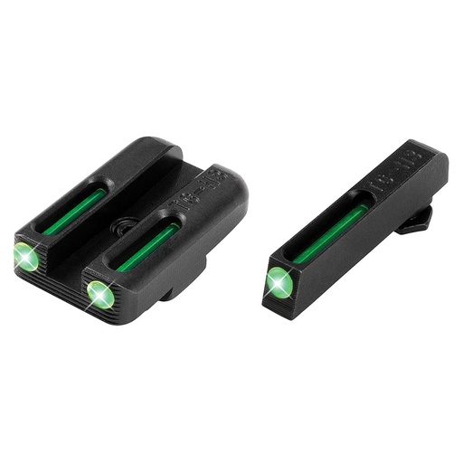 [TG-TG131GT1A] TRUGLO Brite-Site Tritium/Fiber Optic Sight Fits Glock 42/43 Green Finish 