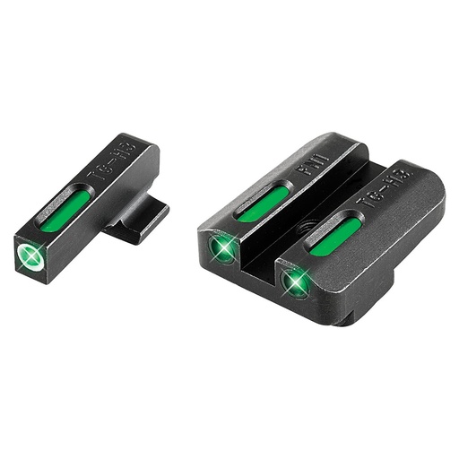 [TG-TG13FN1A] TRUGLO TFX Sight Day/Night Sight Set For FN FNX Front Sight Color Green W/ White Focus Lock Ring Rear Sight Color Green Green Tritium 