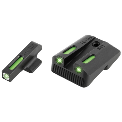 [TG-TG13NV1A] TRUGLO Brite-Site TFX Sight Fits 1911 Government 5" Tritium/Fiber-Optic Day/Night Sight 24/7 Brightness 