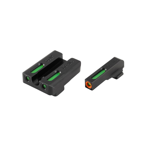 [TG-TG13SG1PC] TRUGLO Brite-Site TFX Pro Sight Fits Sig #8 Front/#8 Rear Tritium/Fiber-Optic Day/Night Sight 24/7 Brightness Orange Ring on Front Sight 