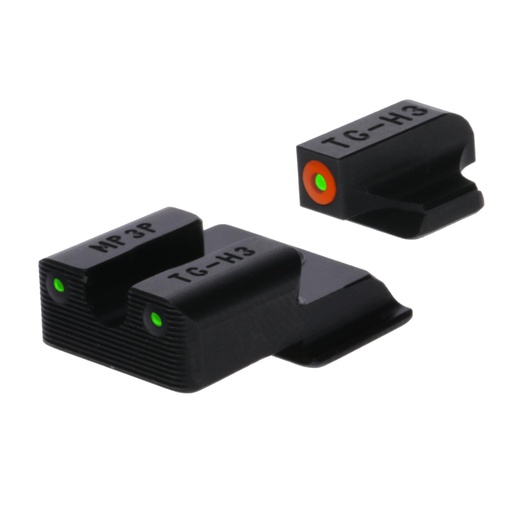 [TG-TG231MP2C] TRUGLO Tritium Pro Sight Set For S&W Bodyguard Green Tritium Orange Ring on Front Sight 