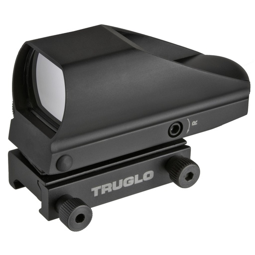 [TG-TG8385B] TRUGLO TRU-BRITE Dual Color Single Reticle Red/Green Dot 1X Black 5 MOA Anti-Reflection Coating on Target Side Parallax Free from 30 Yards CR2032 Battery Included 
