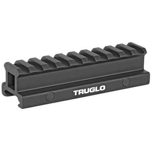 [TG-TG8980B] TRUGLO RISER MOUNT PICATINNY Riser Black Picatinny Style Riser Mount Raises Mounting Surface by 3/4" 