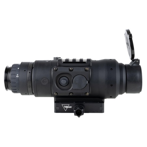 [REAP-24-4] Trijicon Electro Optics Reap-IR Type 4 Thermal Waepon Sight 1.2X Optical Magnification 1-8X Digital Zoom 1.2-9.6X Combined Magnification 24mm Objective Multiple Reticles 640x480 Pixels 30Hz/60Hz Frame Rate Q-LOC Picatinny Rail Mount Black 