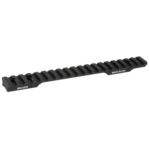 [99465] Weaver Extended Multi Slot Base Fits Savage 110 Long Action Black 
