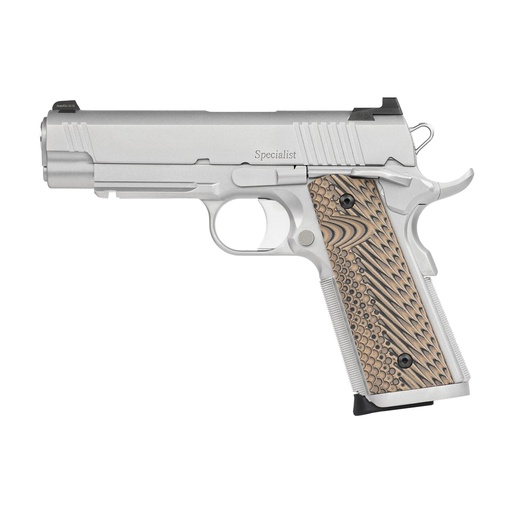 [01809] Dan Wesson Specialist Commander 1911 45ACP 4.25" Barrel 8Rds 2Mags Silver