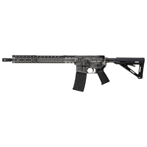 [BRO-WTP-TB] Black Rain Ordnance We The People .223 Remington/5.56 16" Cerakote Titanium Battleworn Free Float M-LOK 30 Round